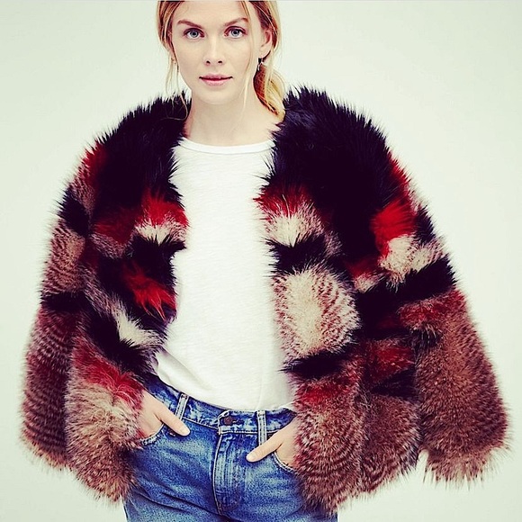 FREEPEOPLE Scarlet Faux Fur Jacket - Picture 2 of 10